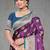 wine silk blend woven work traditional saree