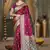 light plum silk blend woven work traditional saree