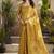 gold kiri silk blend zari weaving party wear saree