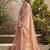 baby pink kiri silk blend zari weaving party wear saree