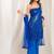 Blue majesty palazzo indo-western set