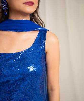 Blue majesty palazzo indo-western set 4