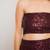 Burgundy sequin co-ord