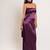 Wine satin dress