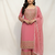 pink crunchy silk salwar suit with embroidery work