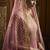 Soft premium net anarkali party wear salwar kameez in pink color with embroidery and crystal stone work