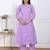  womens lavender angrakha kurta set