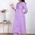  womens lavender angrakha kurta set
