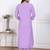  womens lavender angrakha kurta set