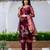Women's Beautiful Jacquard Printed Work Organza viscose Fabric Straight Kurta Pant and Dupatta Set