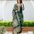 Women's Beautiful Jacquard Printed Work Organza viscose Fabric Straight Kurta Pant and Dupatta Set