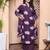  womens purple cotton animal print kurta with palazzo and dupatta