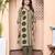  womens straight polka dot  printed green kurta with palazzo