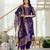 Women's Beautiful Jacquard Printed Work Organza viscose Fabric Straight Kurta Pant and Dupatta Set