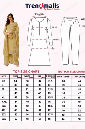 yellow georgette kurta palazzo with multi thread work
