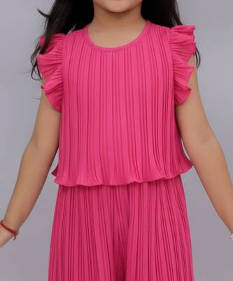 Pink woven polyester co ord set 3