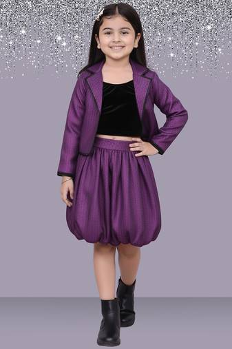 Black printed velvet dress