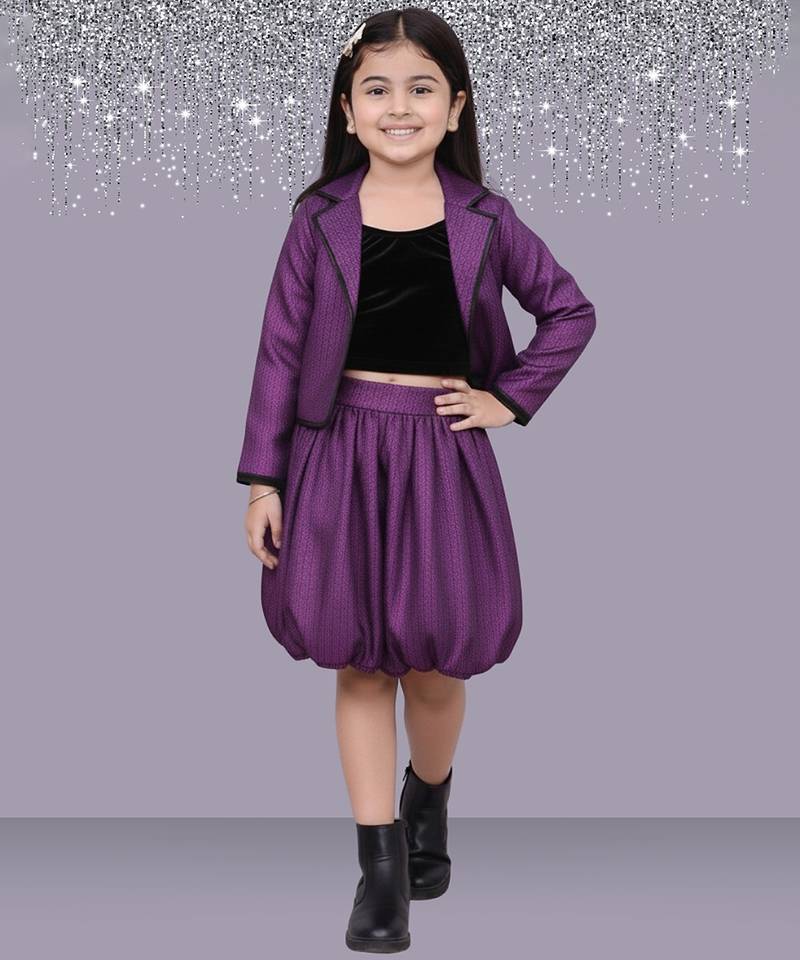 Black printed velvet dress