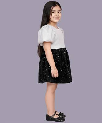 White printed jacquard co ord set 1