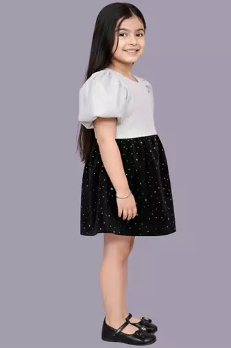 White printed jacquard co ord set