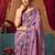 Purple new catalogue launch by gobuni – modal warli work saree with pumpum