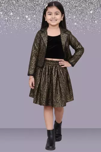 Green woven jacquard jacket