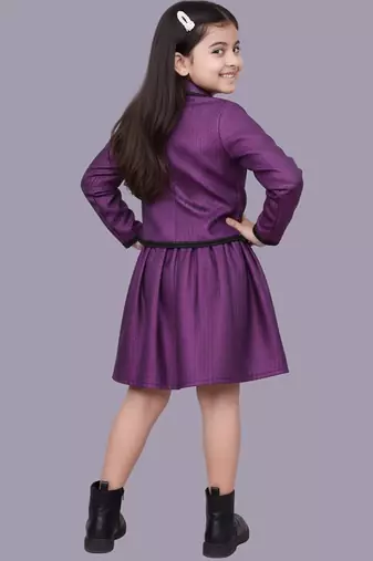 Purple woven jacquard jacket