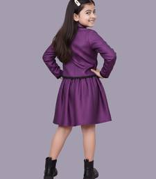 Purple woven jacquard jacket