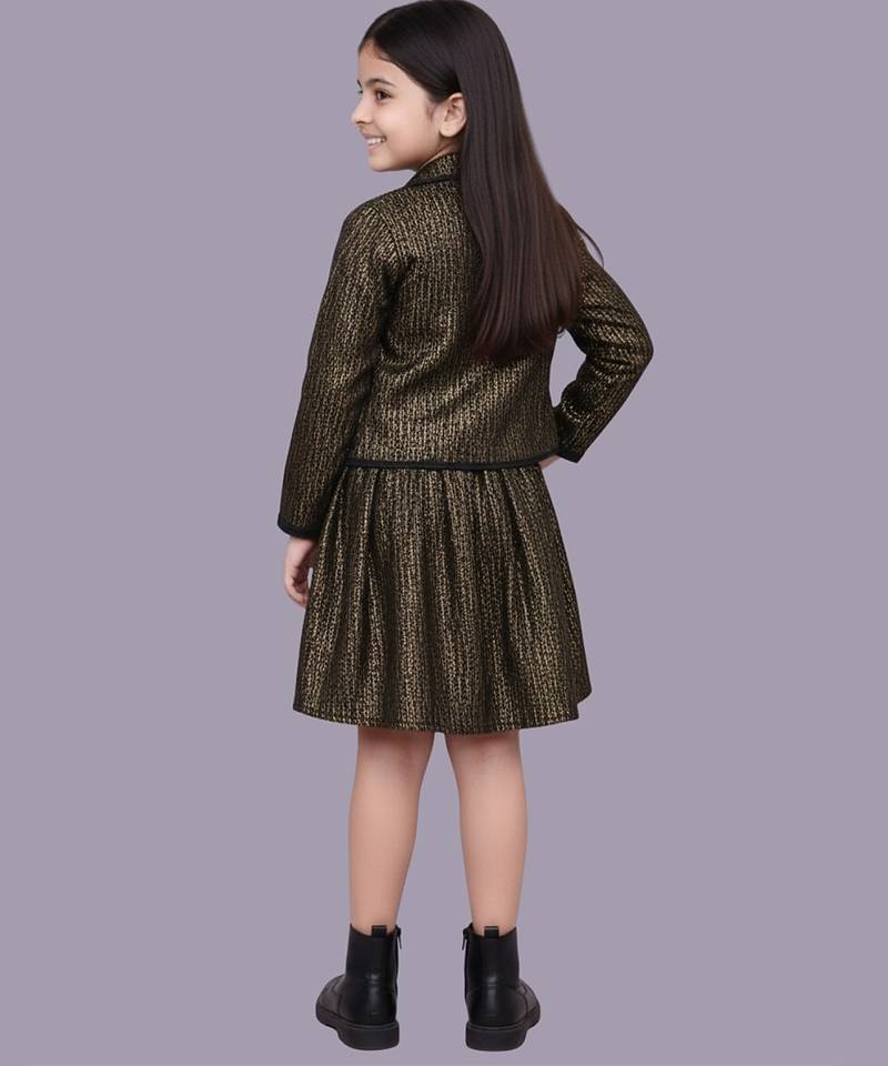 Green woven jacquard jacket