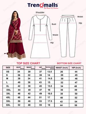 maroon jacquard silk kurta palazzo with embroidery 5