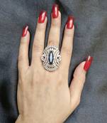 Aarzoo blue american diamond ring