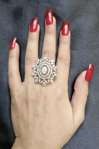 Mohini american diamond ring