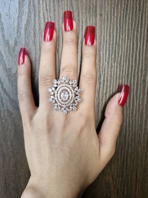 Mohini american diamond ring 2
