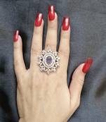 Mohini blue american diamond ring