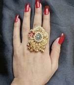 Naintara kashmiri ring with ghungroo
