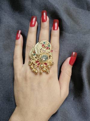 Suhana kashmiri ring with ghungroo 1