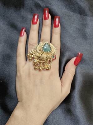Jhalak kashmiri ring with ghungroo 1