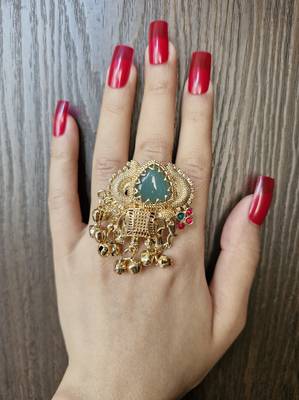 Jhalak kashmiri ring with ghungroo 2