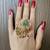 Jhalak kashmiri ring with ghungroo