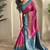 Ranipink dual tone silk weaving saree with unstitched blouse