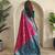 Ranipink dual tone silk weaving saree with unstitched blouse