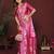 Rani Pink Color With Zari Weaving Sibory Soft Satin Silk Saree