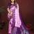 Purple Color With Zari Weaving Sibory Soft Satin Silk Saree