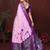 Purple Color With Zari Weaving Sibory Soft Satin Silk Saree