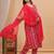 Floral Anarkali Kurta Pant Dupatta Set – Pink Traditional Indian Wear