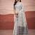 Grey mondal cotton party wear saree