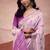 Magenta mondal cotton party wear saree