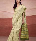 Pastel mondal cotton party wear saree