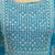 Blue Cotton  Embroidery Sequence Work A-Line Flared Kurti For Women