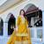 Yellow Color Chinnon Silk Embroidery Work Wedding Wear Sharara 